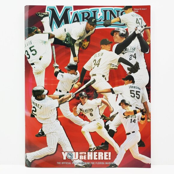 Florida Marlins Program Magazine 2007 MLB Baseball Unscored - Picture 1 of 11